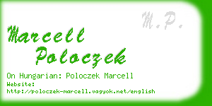 marcell poloczek business card